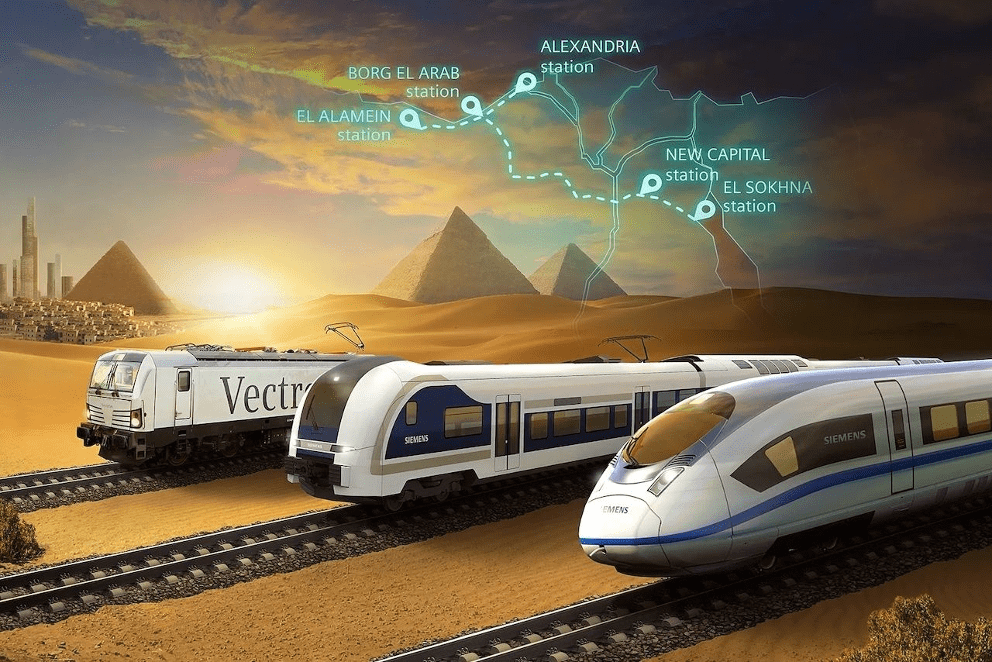 Egiptul construiește linii de cale ferată de mare viteză de 4,5 miliarde de dolari – 60m.ro