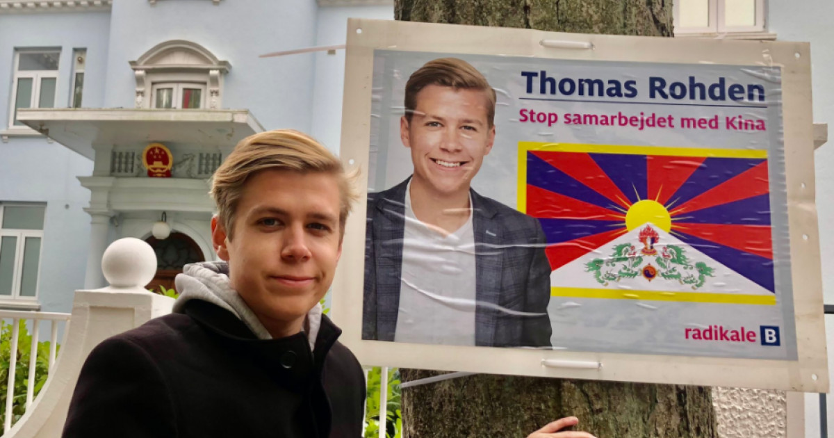 China e în alt scandal cu o țară UE, după ce afișe cu steagul Tibetului independent au fost puse lângă ambasada sa la Copenhaga
