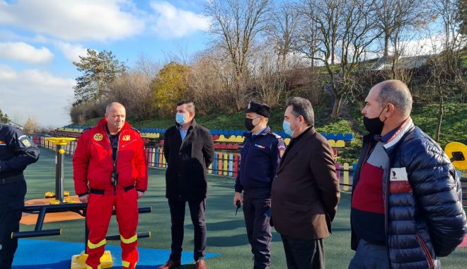 Mihai Lupu a participat la un exerciţiu ISU Dobrogea în municipiul Medgidia