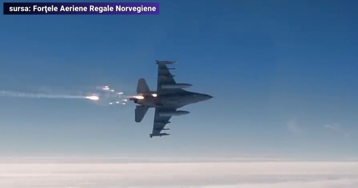 Armata norvegiană și-a luat adio de la avioanele F-16 cu un videoclip special. O parte din aeronave vor ajunge în dotarea României