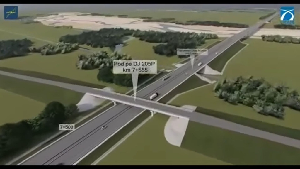 Cum va arăta autostrada Focșani-Bacău. Modelarea 3D a tronsonului din A7 lung de aproape 100 de kilometri VIDEO