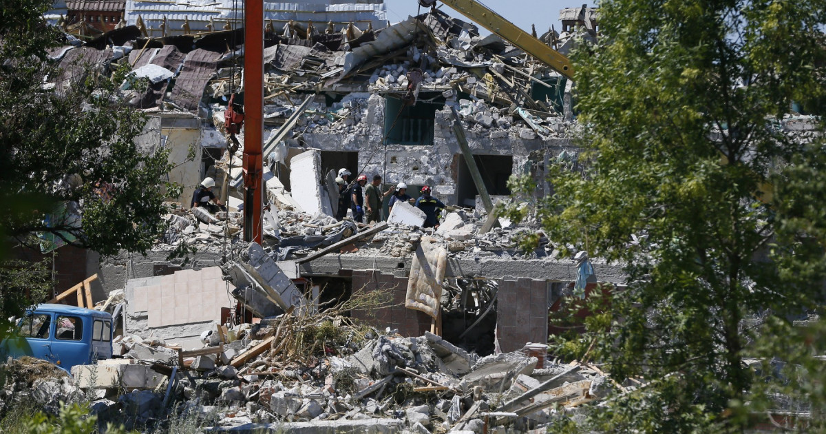 Imaginea dezastrului din Odesa, după atacul cu rachete al rușilor