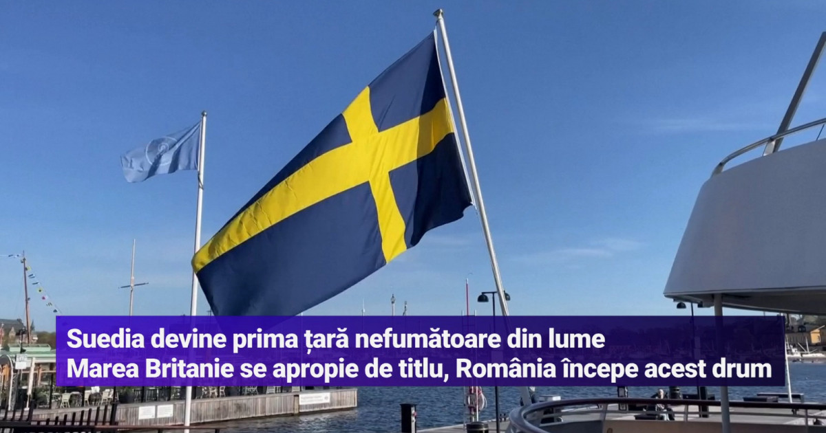 Suedia devine prima țară nefumătoare din lume. Marea Britanie se apropie de acest titlu, România este abia la început de drum