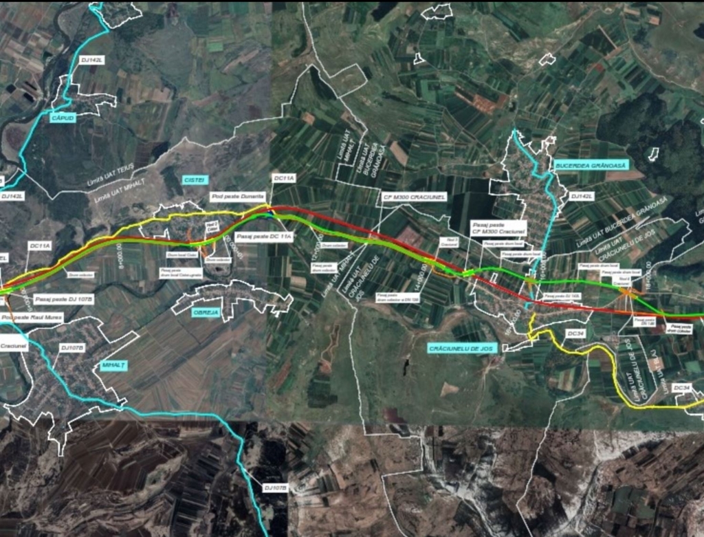 A fost ales traseul drumului expres care va lega Blajul de Autostrada A10. Câți kilometri se vor construi cu 237 de milioane de euro