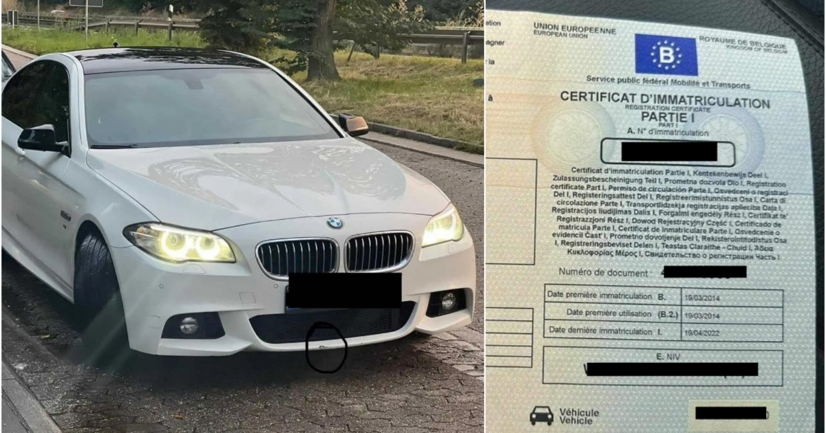 Cum și-a luat țeapă un român în Germania cu o mașină de 14.000 de euro. A fost luat de poliție și dus la audieri