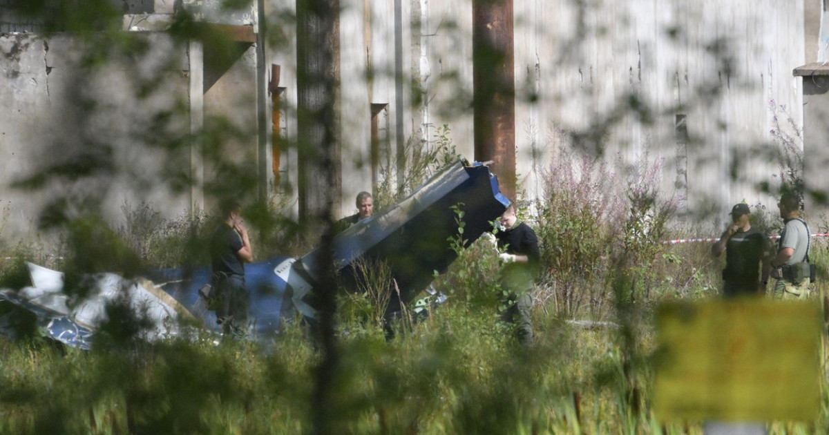 Au fost găsite cadavrele victimelor și cutia neagră a avionului prăbușit în care se afla Prigojin