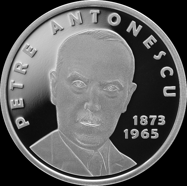 Cum arată noua monedă de argint lansată de BNR. Marchează 150 de ani de la nașterea lui Petre Antonescu FOTO